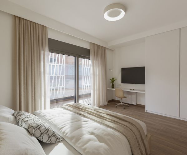 Stunning Apartment With Private Balcony In Downtown image