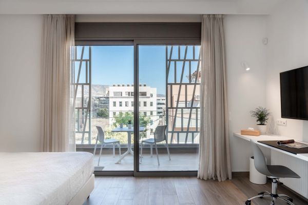 View of One Bedroom Superior Apartment with Private Balcony | Athens Hill ...